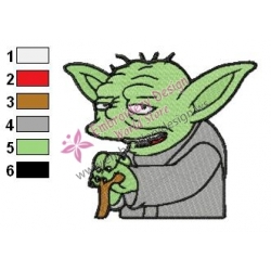 Star Wars Yoda Master 05 Embroidery Design